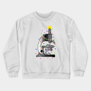 Christmas microscope Crewneck Sweatshirt